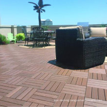 Outdoor Engineered Composite Deck Tiles Home Decoration WPC Interlocking Floor Tiles